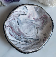 Load image into Gallery viewer, Crimson Marble Jewelry Tray