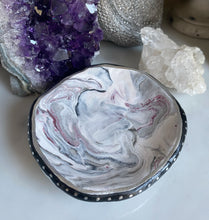 Load image into Gallery viewer, Crimson Marble Jewelry Tray