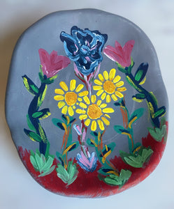 Gogh Get Some Flowers Jewelry Tray