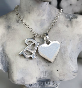 Engravable Heart Necklace