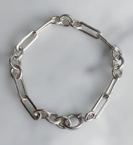 Mixed Link Chain Customizable Bracelet
