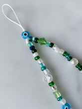 Load image into Gallery viewer, Evil Eye Beaded Phone Charm