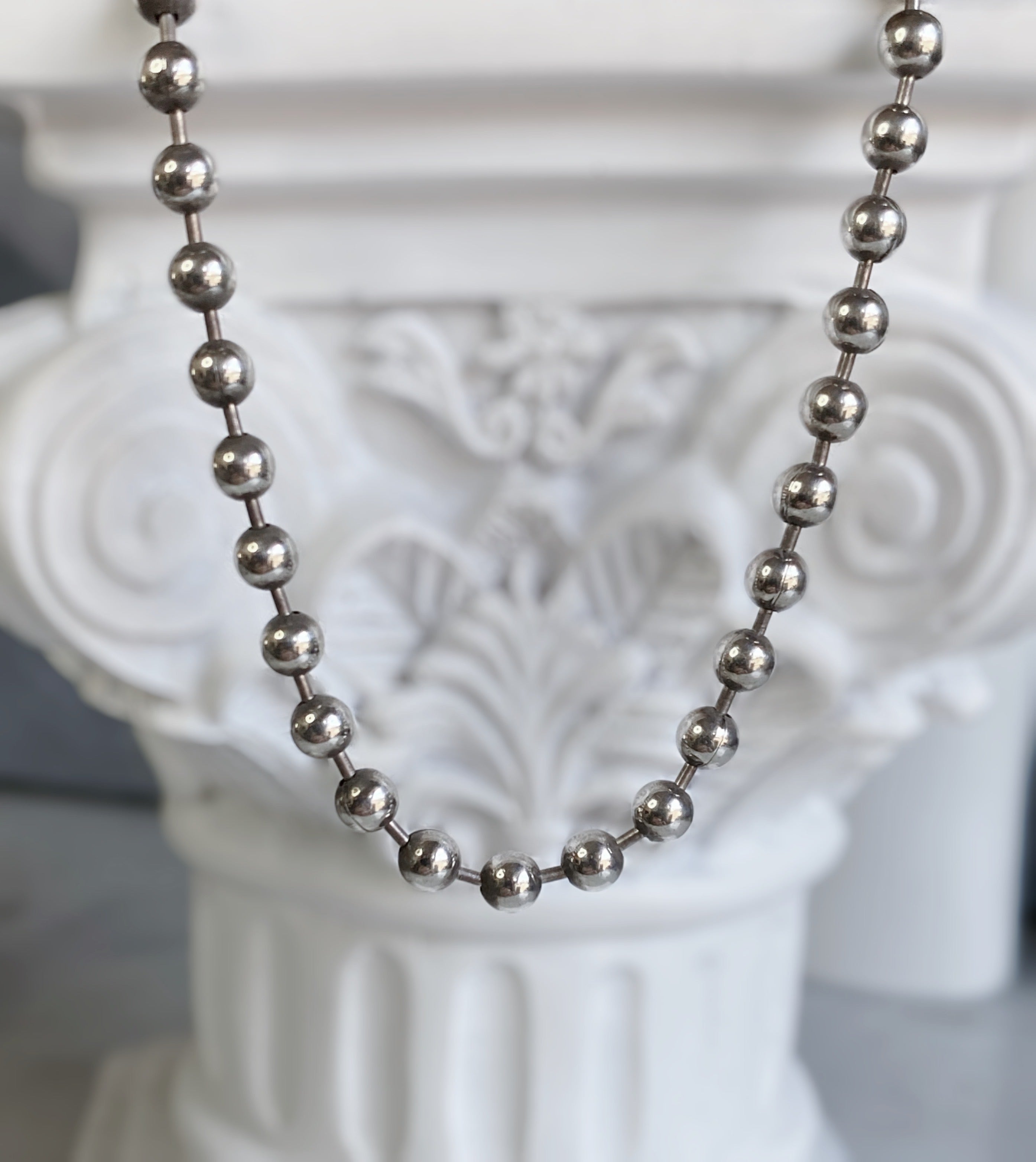 【U LAN】23FW★ [LAN ARCHIVE] 015 Bear snake ball necklace 18K Gold Plated Snake Enwinds Number 8 Pendant Basketball