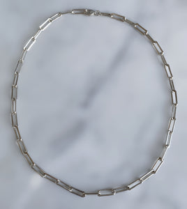 Sterling Silver Paper Clip Chain