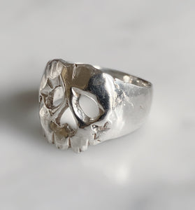 The Simple Woman Cut Out Skull Ring
