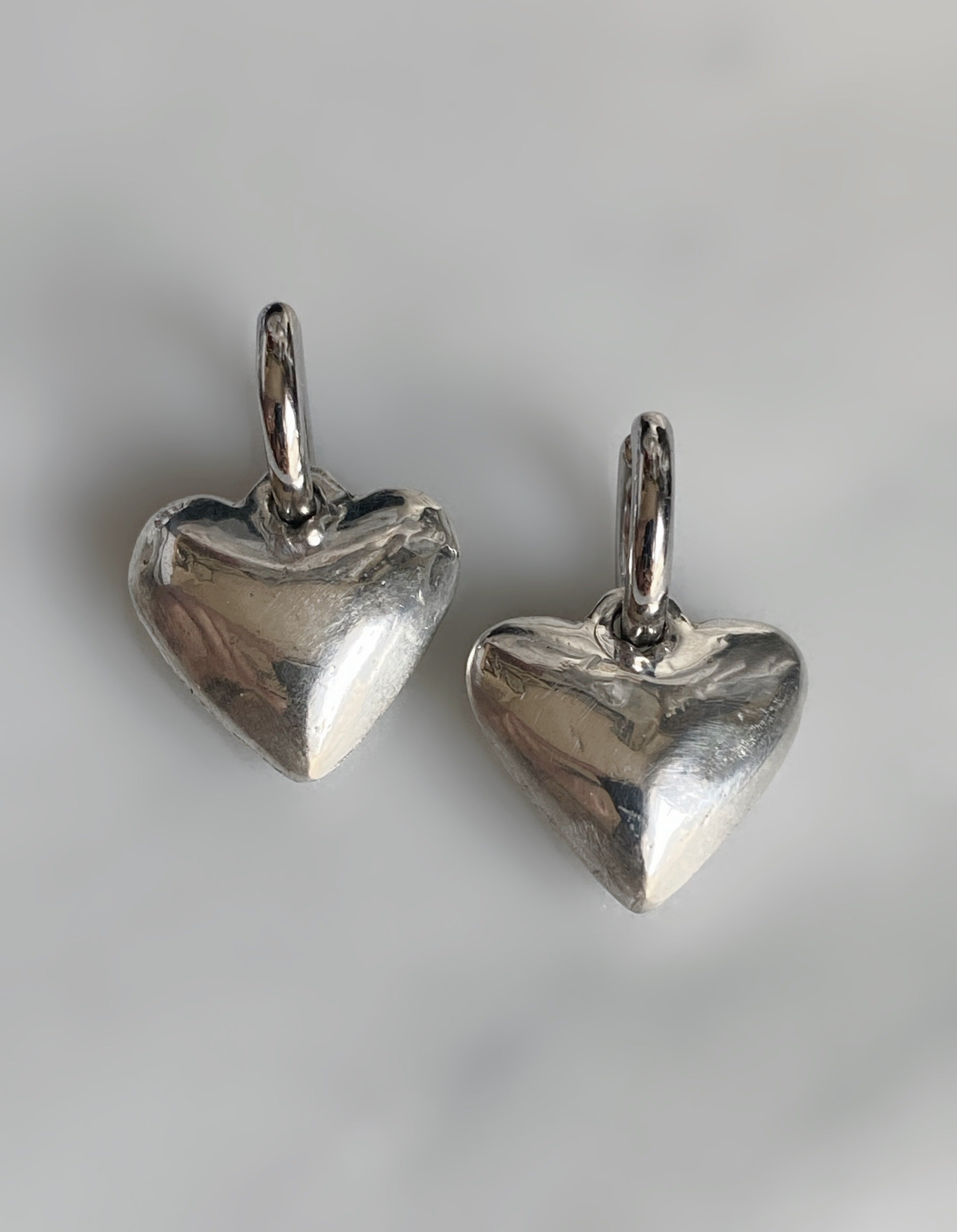 Baby Chunky Heart Hoops
