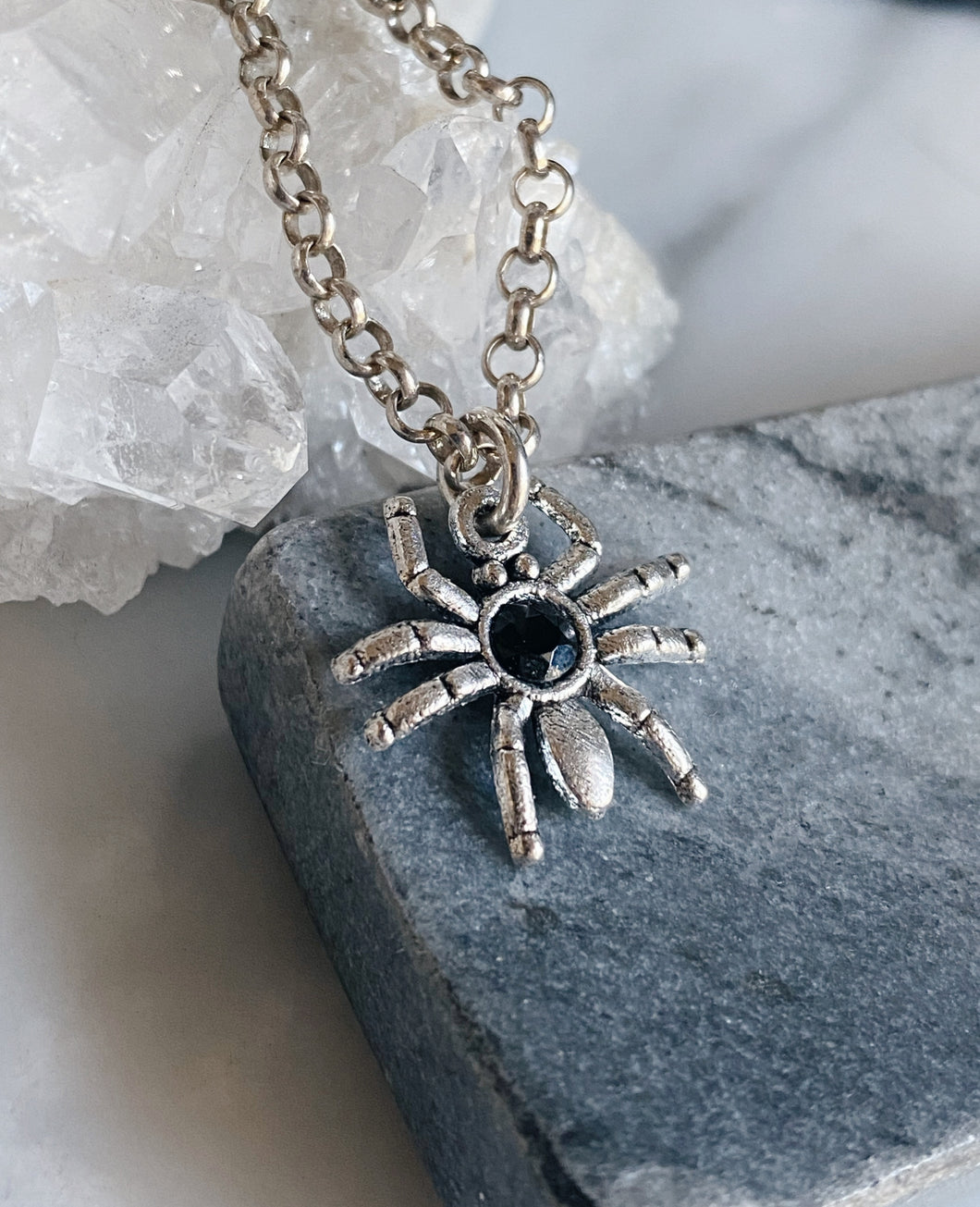 Hallow's Spider Necklace