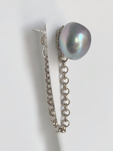 Pearl & Chain Earrings