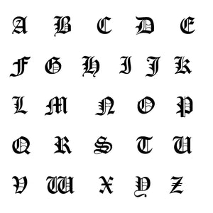 Old English letters