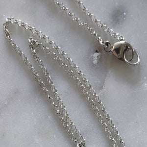 14k White Gold Diamond Handcuff Necklace