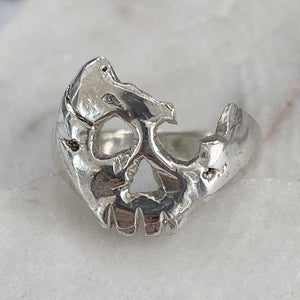 A Royal Broken Skull Ring