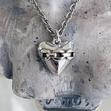 Load image into Gallery viewer, Chained Sacred Heart Necklace