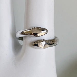 Double Headed Wrap Snake Ring