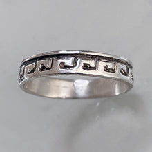 Load image into Gallery viewer, Greek Key Eternity Ring