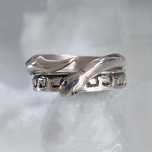 Greek Key Eternity Ring