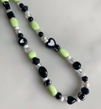 Load image into Gallery viewer, Lime Green Beaded Phone Charm
