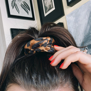 Leopard Scrunchie