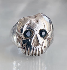 Iron Man Skull Sapphire Ring