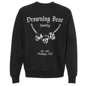 Drowning Bear Unisex Skulls Sweatshirt