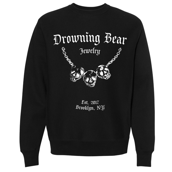 Drowning Bear Unisex Skulls Sweatshirt