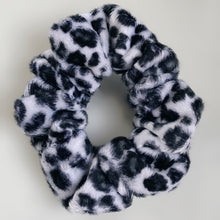 Load image into Gallery viewer, White Leopard Scrunchie